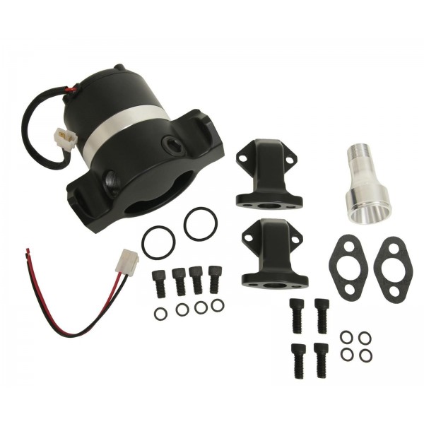 CHEVY SBC 283 350 400 ELECTRIC WATER PUMP 35 GPM CHROME FINISH